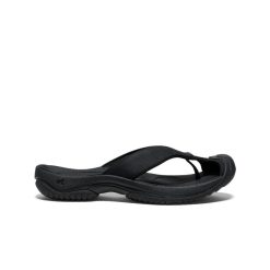 Men's Waimea Leather Flip-Flop  |  Black/Black