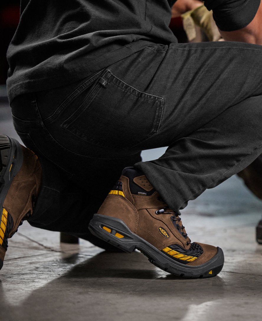 Men's Troy 6 Waterproof Boot (Carbon Toe) | Dark Earth/Black - Image 7