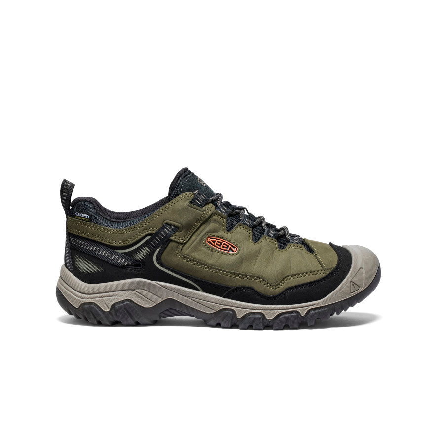 Men's Targhee IV Waterproof Hiking Shoe | Dark Olive/Gold Flame