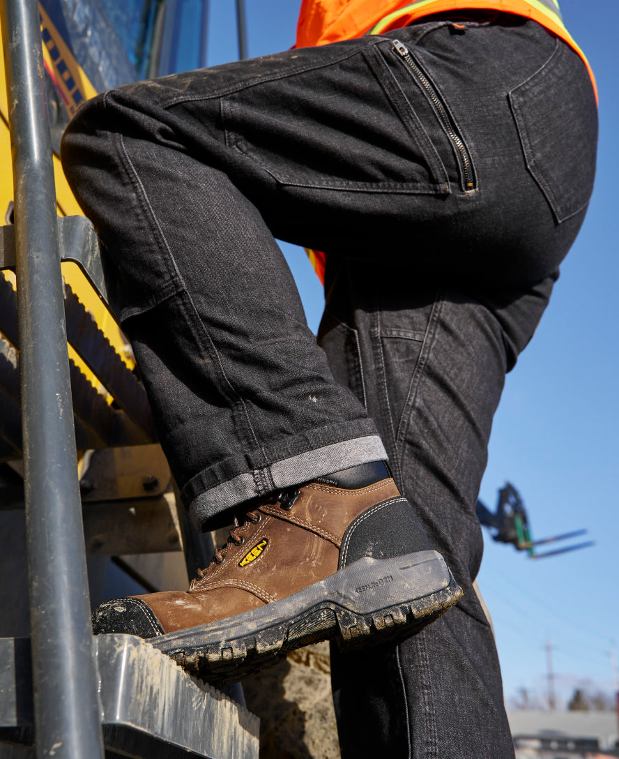 Women's Evanston 6 Waterproof Boot (Carbon Toe) | Bison/Black - Image 9