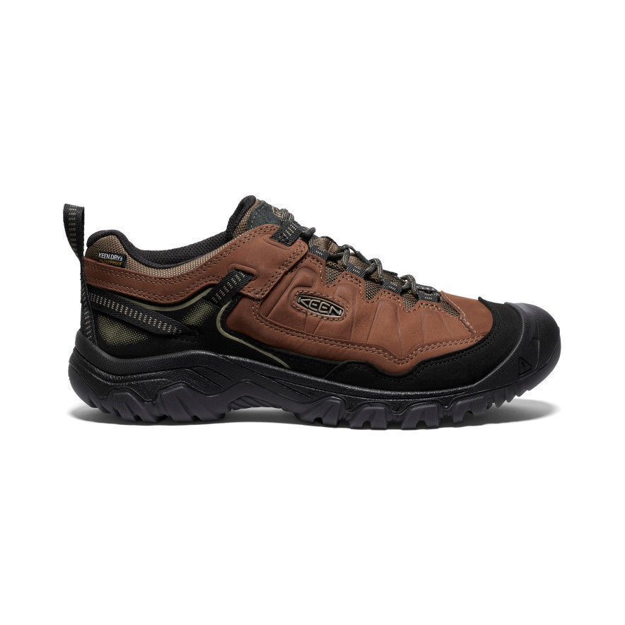 Men's Targhee IV Wide Waterproof Hiking Shoe | Bison/Black