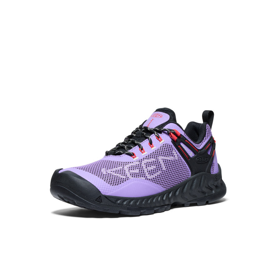 Women's NXIS EVO Waterproof Shoe | Paisley Purple/Poppy Red - Image 3