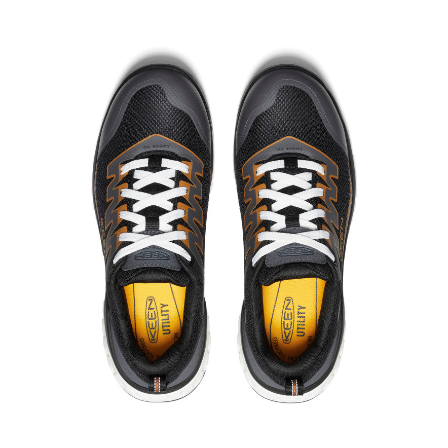 Men's Arvada Work Sneaker (Carbon Toe) | Black/Curry - Image 4