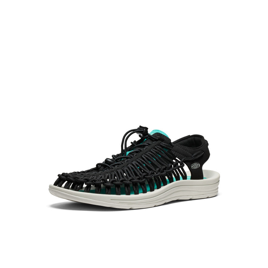 Men's UNEEK Sneaker | Black/Bright Aqua - Image 2