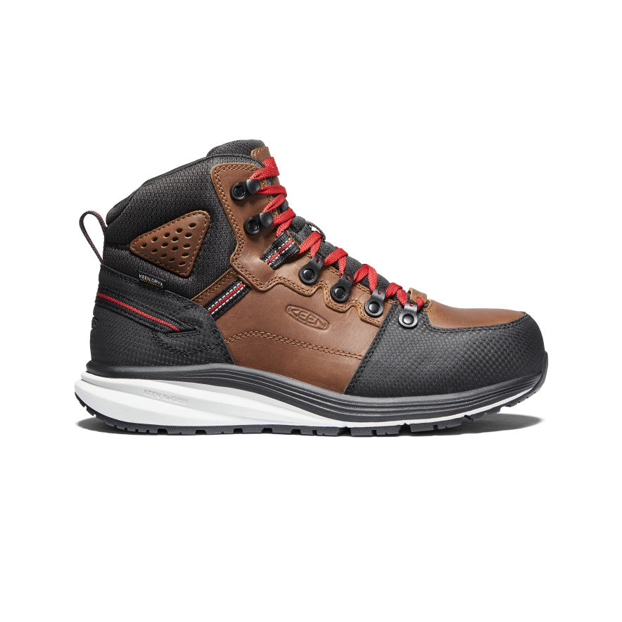 Men's Red Hook Waterproof Boot (Carbon Toe) | Tobacco/Black