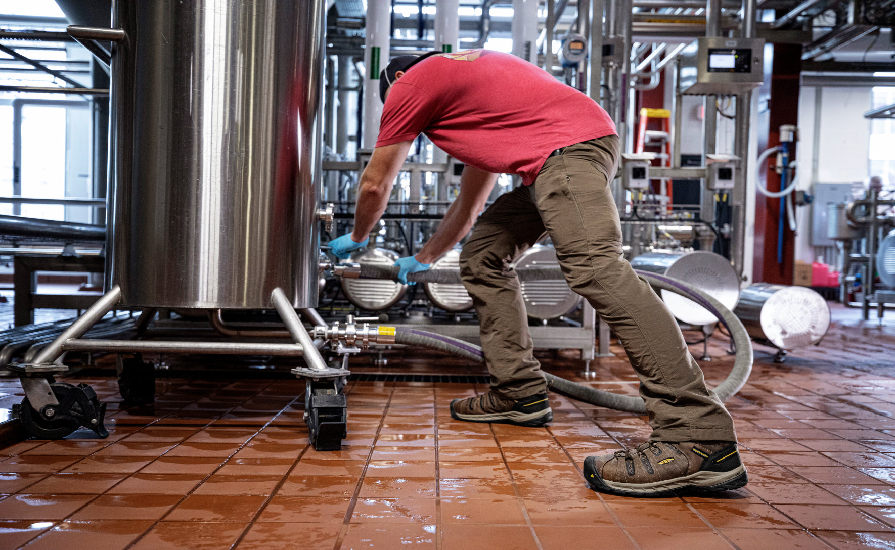 Men's Flint II Boot (Steel Toe) | Cascade Brown/Golden Rod - Image 6