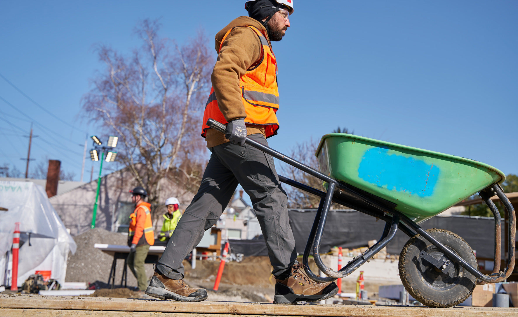 Men's Evanston 6 Waterproof Boot (Soft Toe) | Bison/Black - Image 7