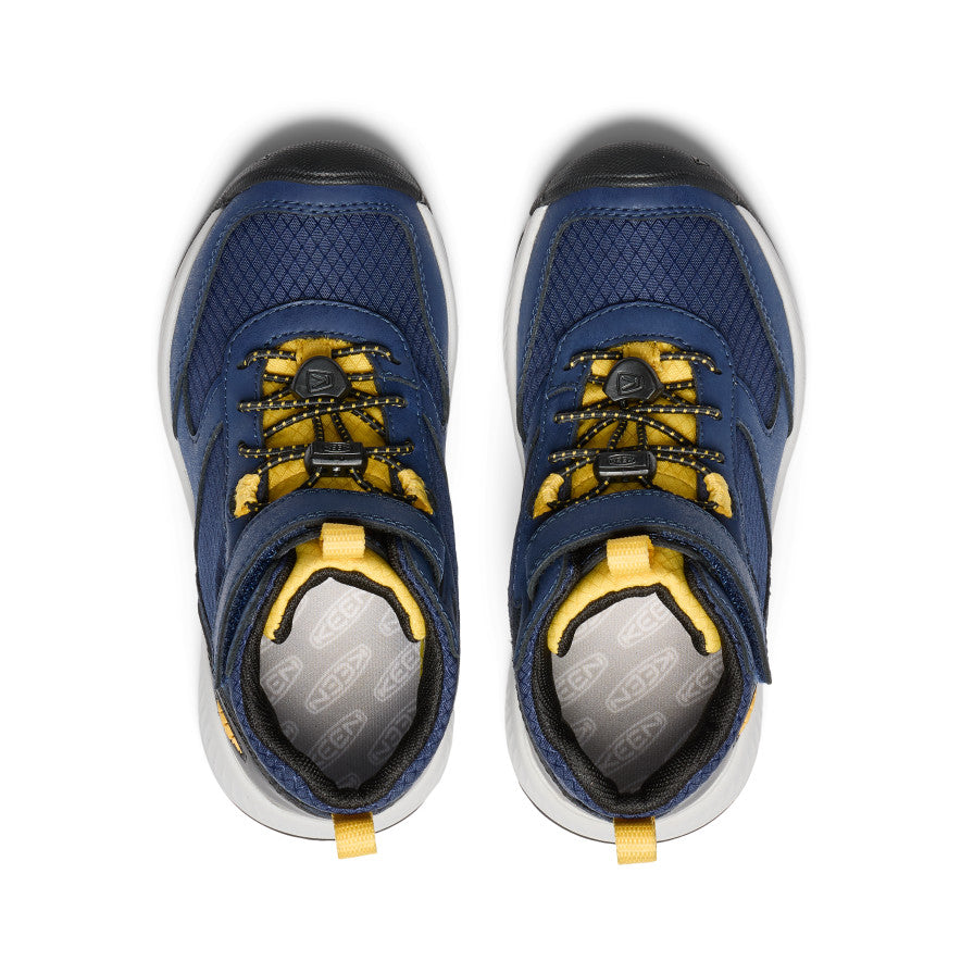 Little Kids' Skua Waterproof Boot | Naval Academy/Yolk Yellow - Image 4