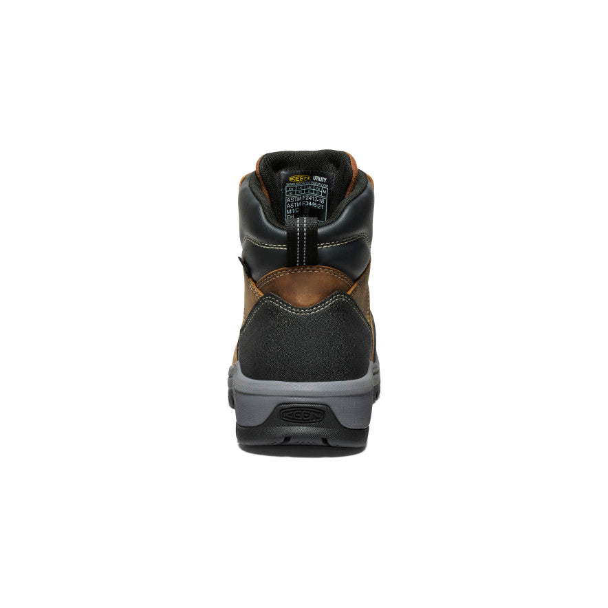 Men's Evanston 6 Waterproof Boot (Carbon Toe) | Bison/Black - Image 5