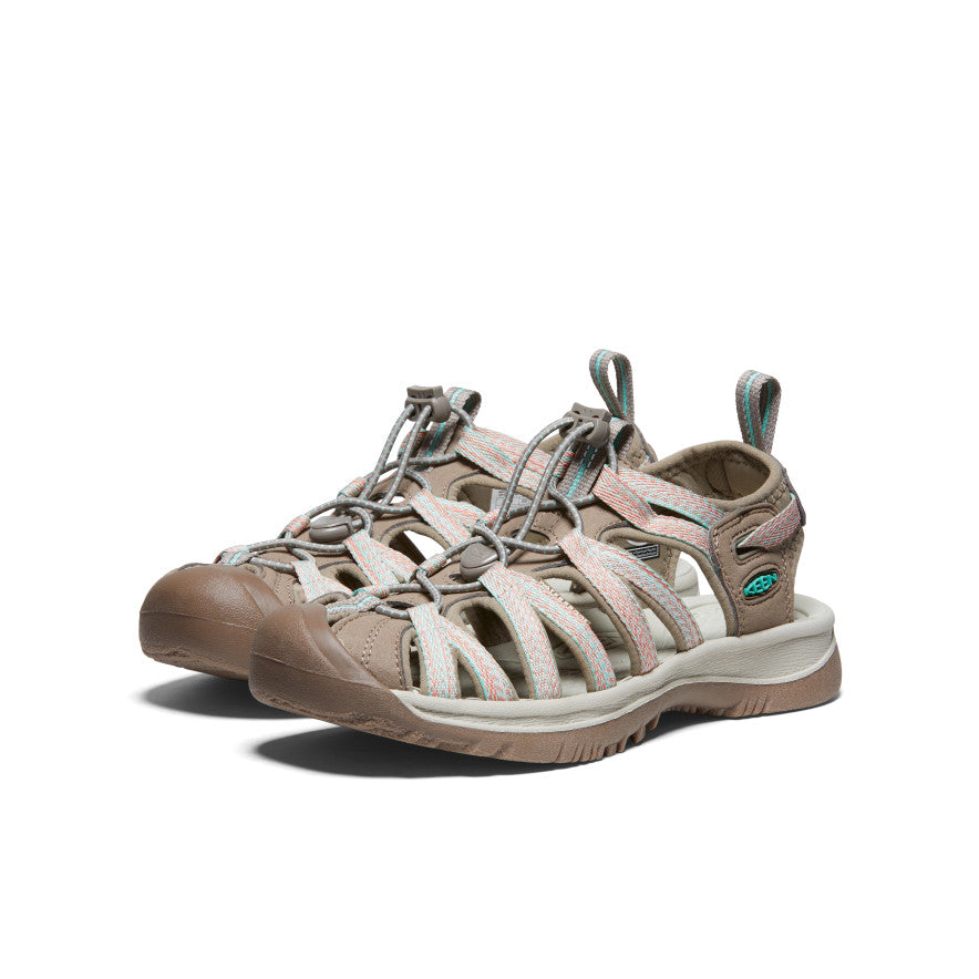 Women's Whisper | Taupe/Coral - Image 3