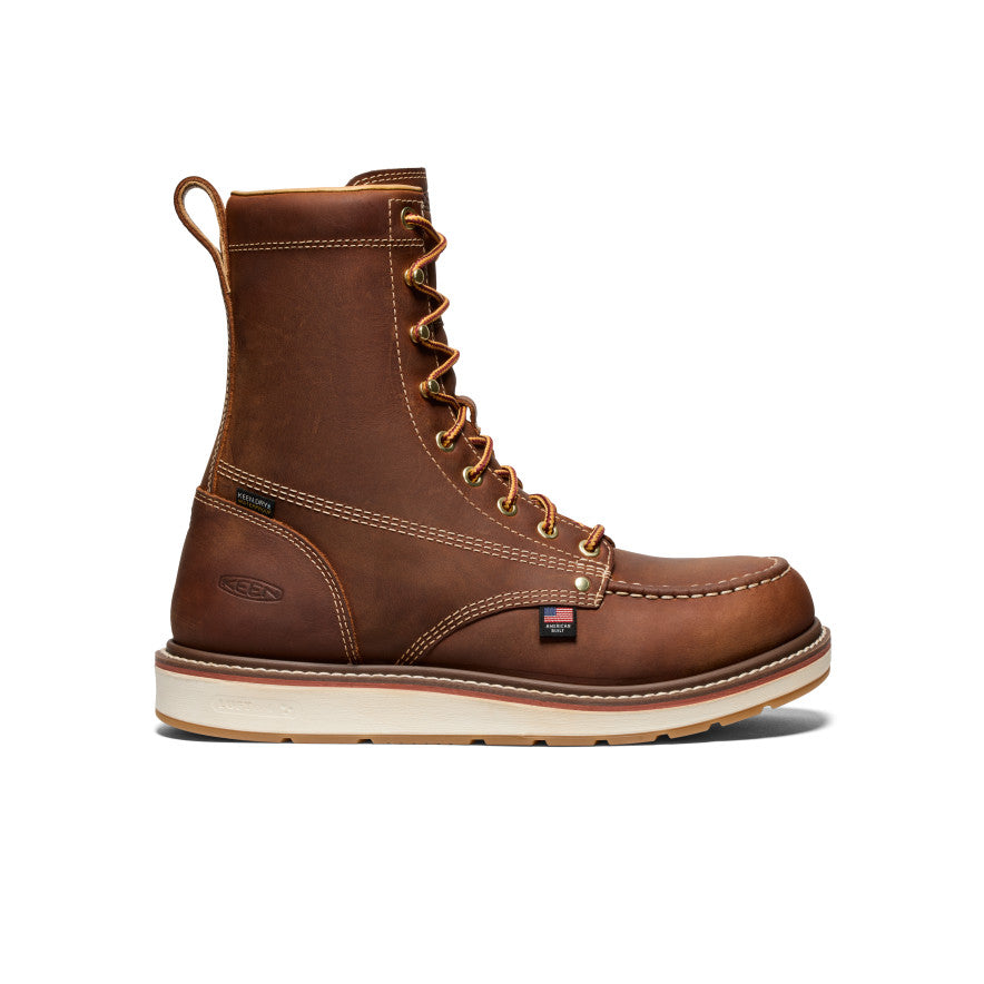 Men's Liberty 8 Waterproof Boot (Soft Toe) | Leather Brown/Gum