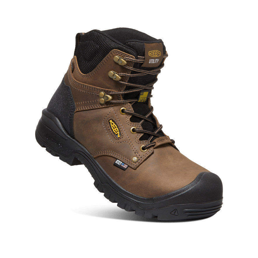 Men's Independence 6 Waterproof Boot (Carbon Toe) | Dark Earth/Black - Image 3