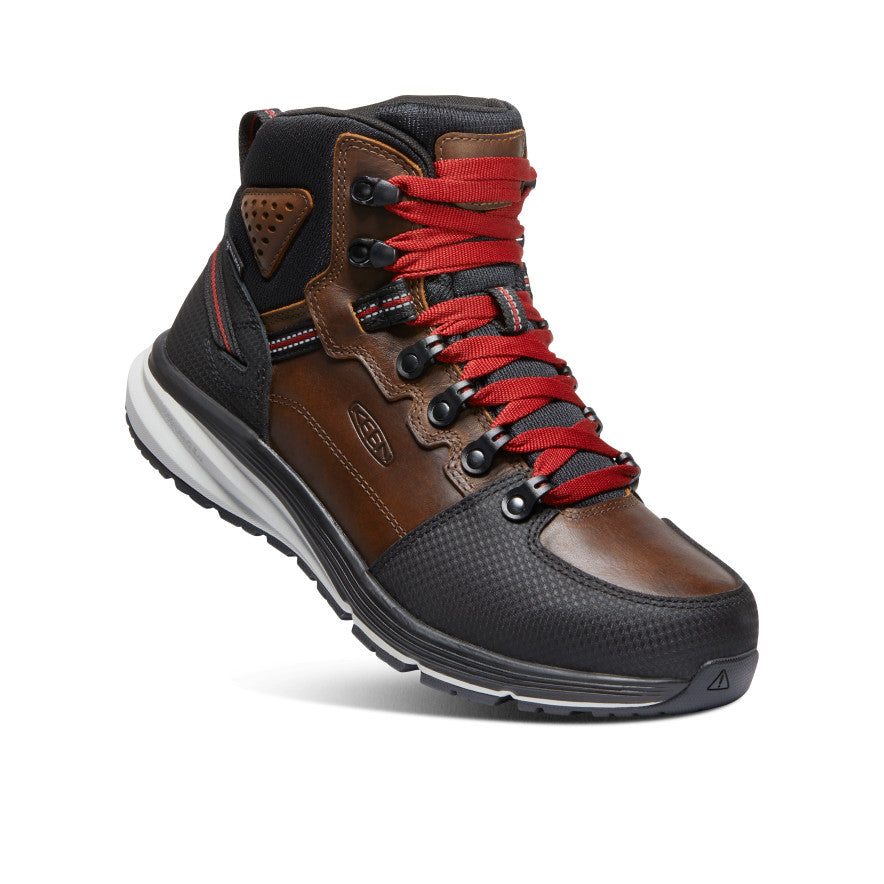 Men's Red Hook Waterproof Boot (Soft Toe) | Tobacco/Black - Image 3
