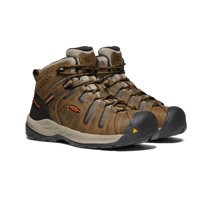 Men's Flint II Boot (Soft Toe) | Cascade Brown/Burnt Ochre - Image 2