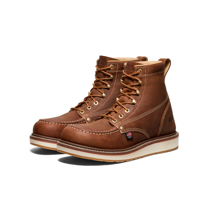 Men's Liberty 6 Boot (Soft Toe) | Leather Brown/Birch - Image 2